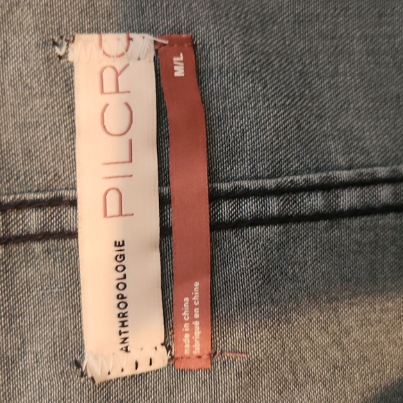 Anthropologie Denim Drawstring Jacket PILCRO - Picture 6 of 8